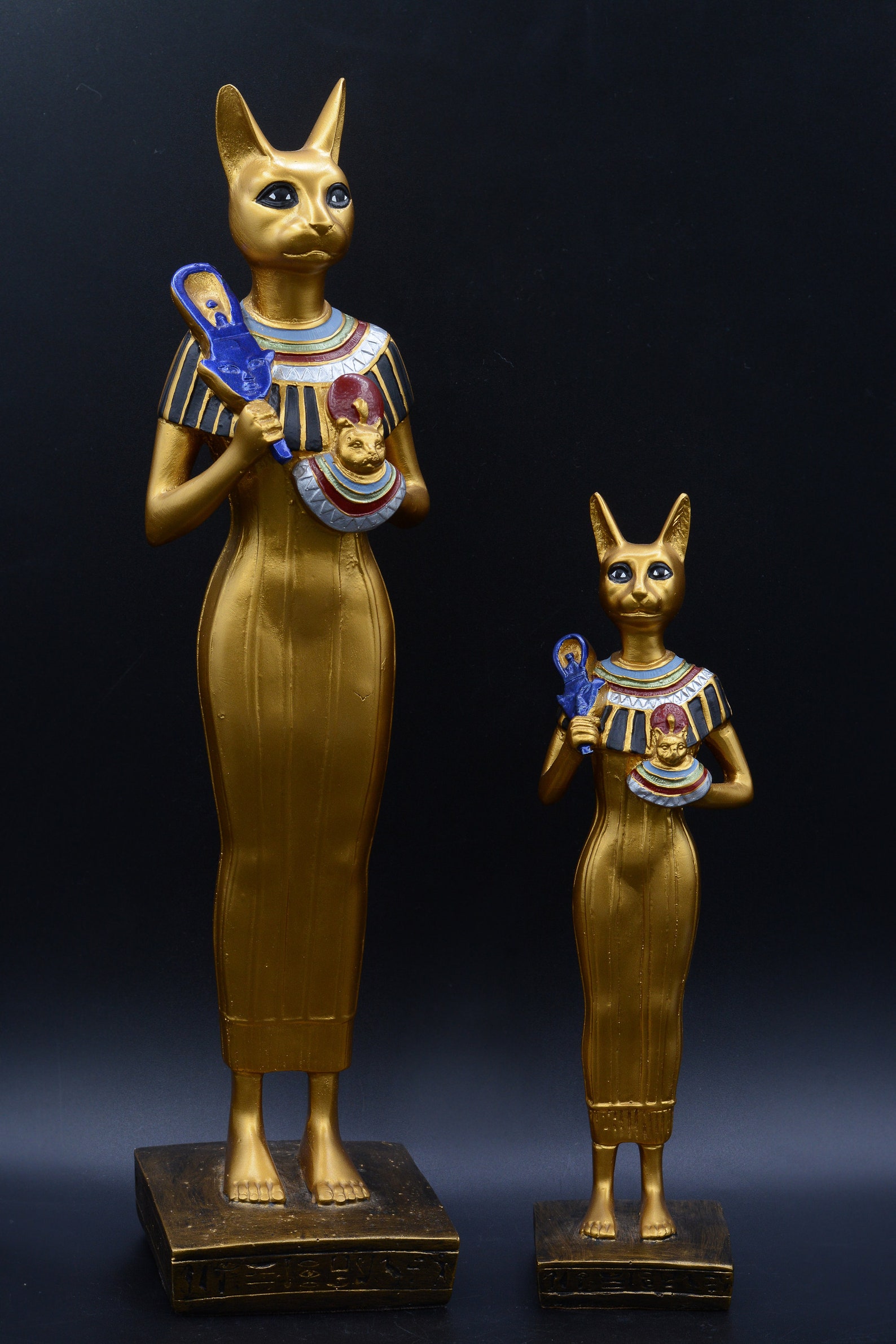 Statue of Egyptian Goddess Bastet Joy Love Music Family Royal Etsy