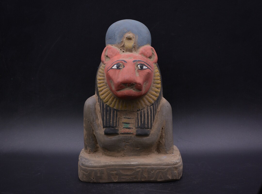 Unique Statue of Goddess Sekhmet Sculpture Heavy Stone Made in Egypt - Etsy