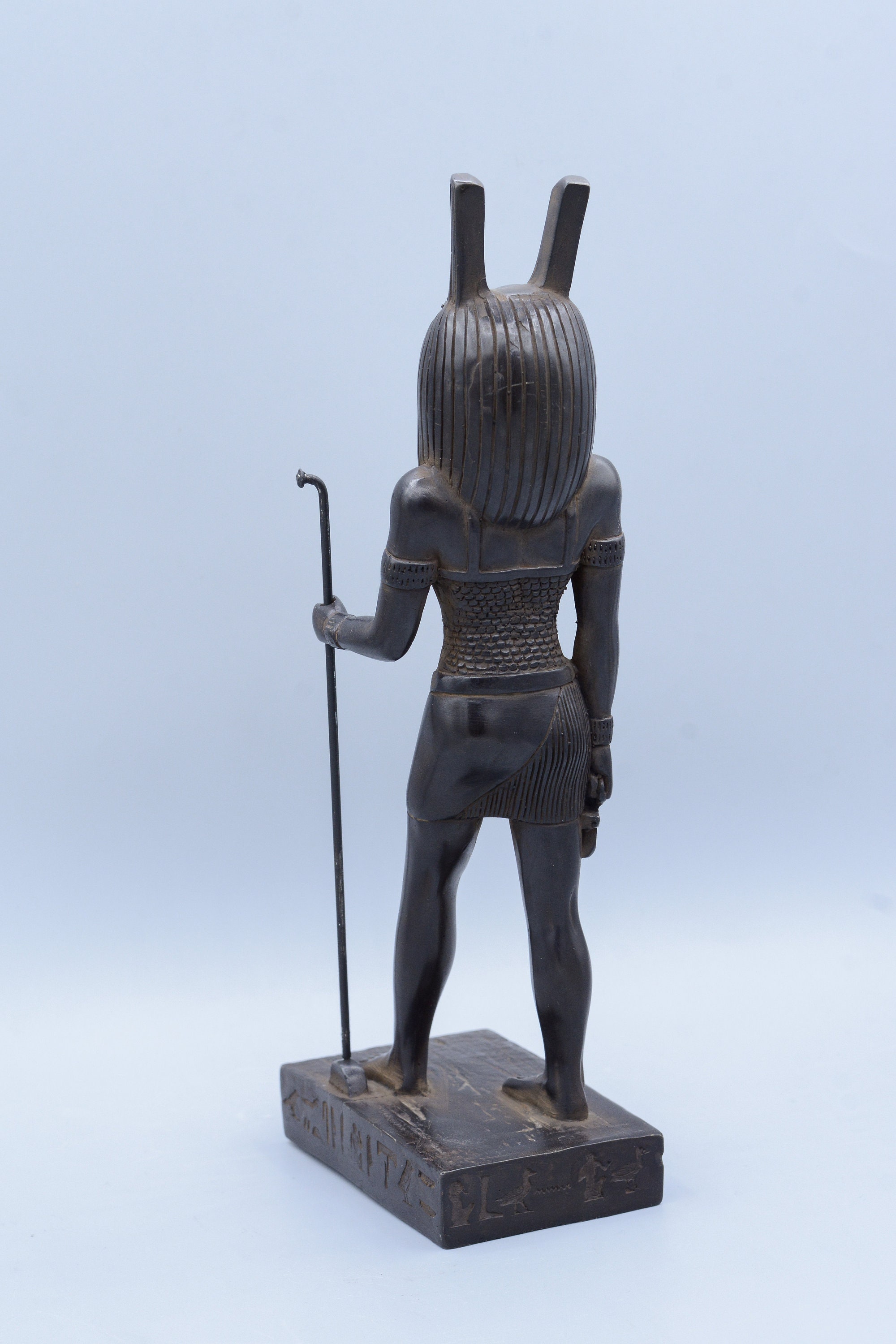 Statue of Egyptian God of War Seth Black Made in Egypt - Etsy