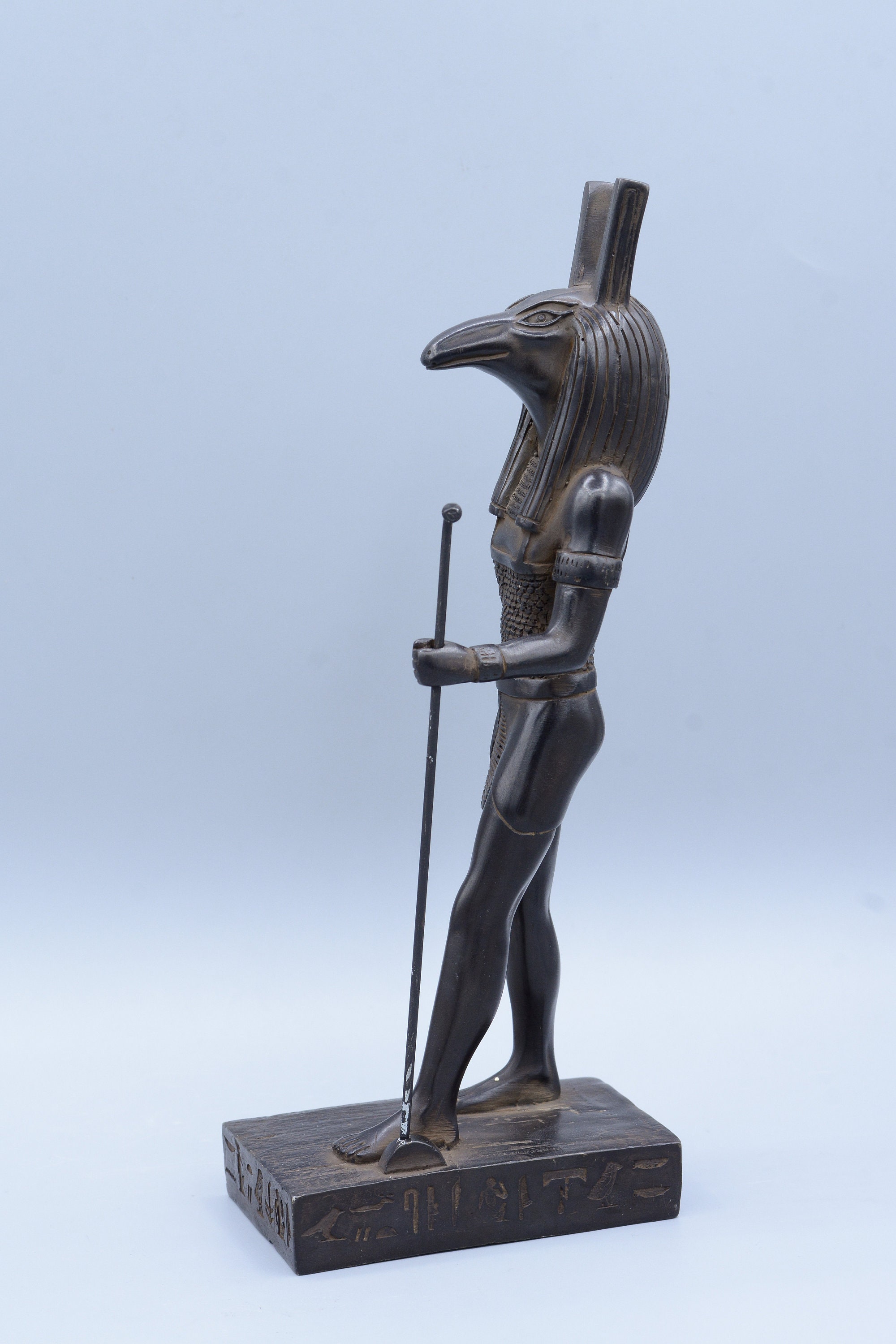 Statue of Egyptian God of War Seth Black Made in Egypt - Etsy