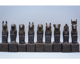Ancient Gods, anubis, seth, thoth, bastet, hathor, khnum, sobek, apep, Taweret, Egyptian statues made in egypt