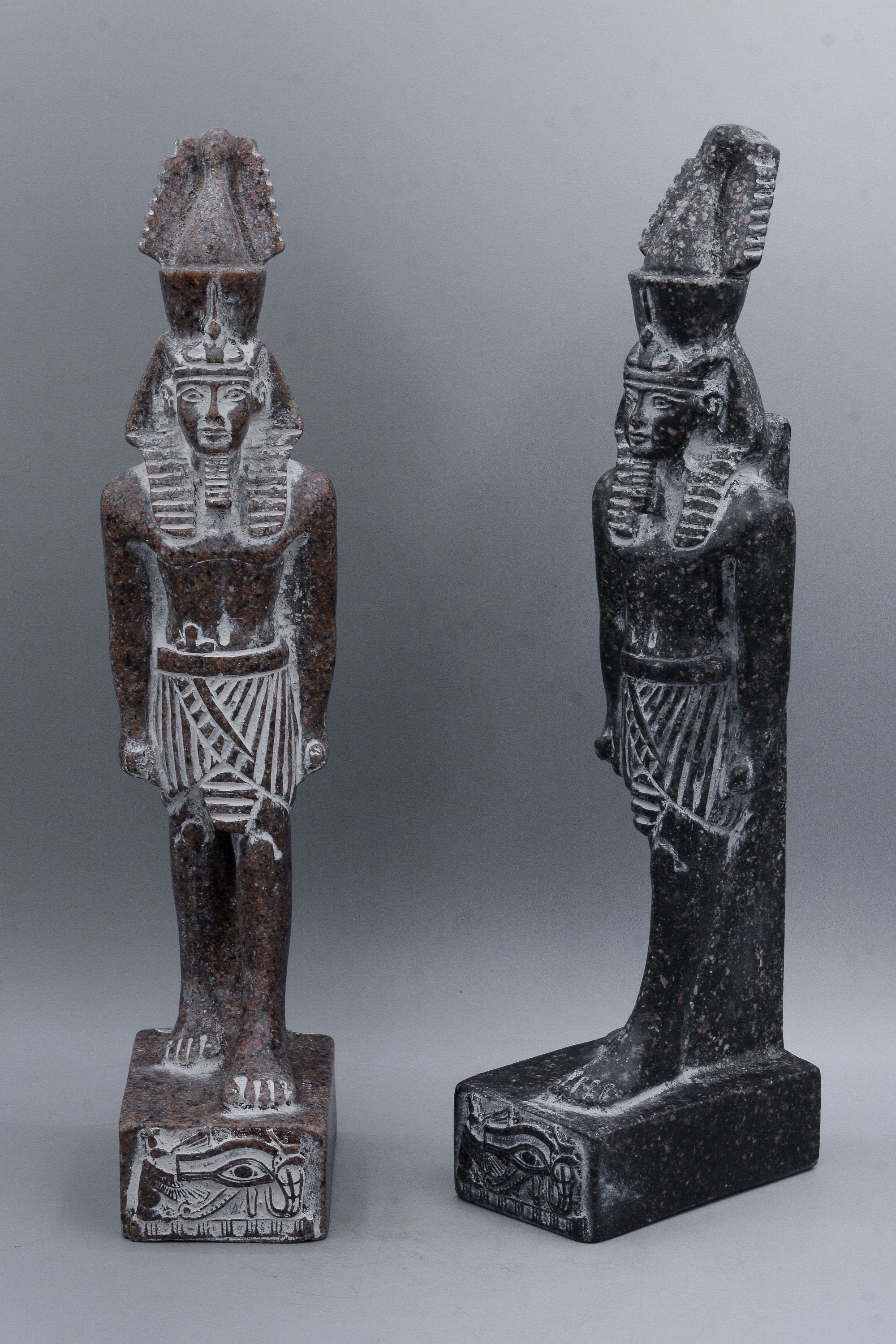 古代エジプトのファラオ ラムセス 2 世像 花崗岩 2 色 エジプト