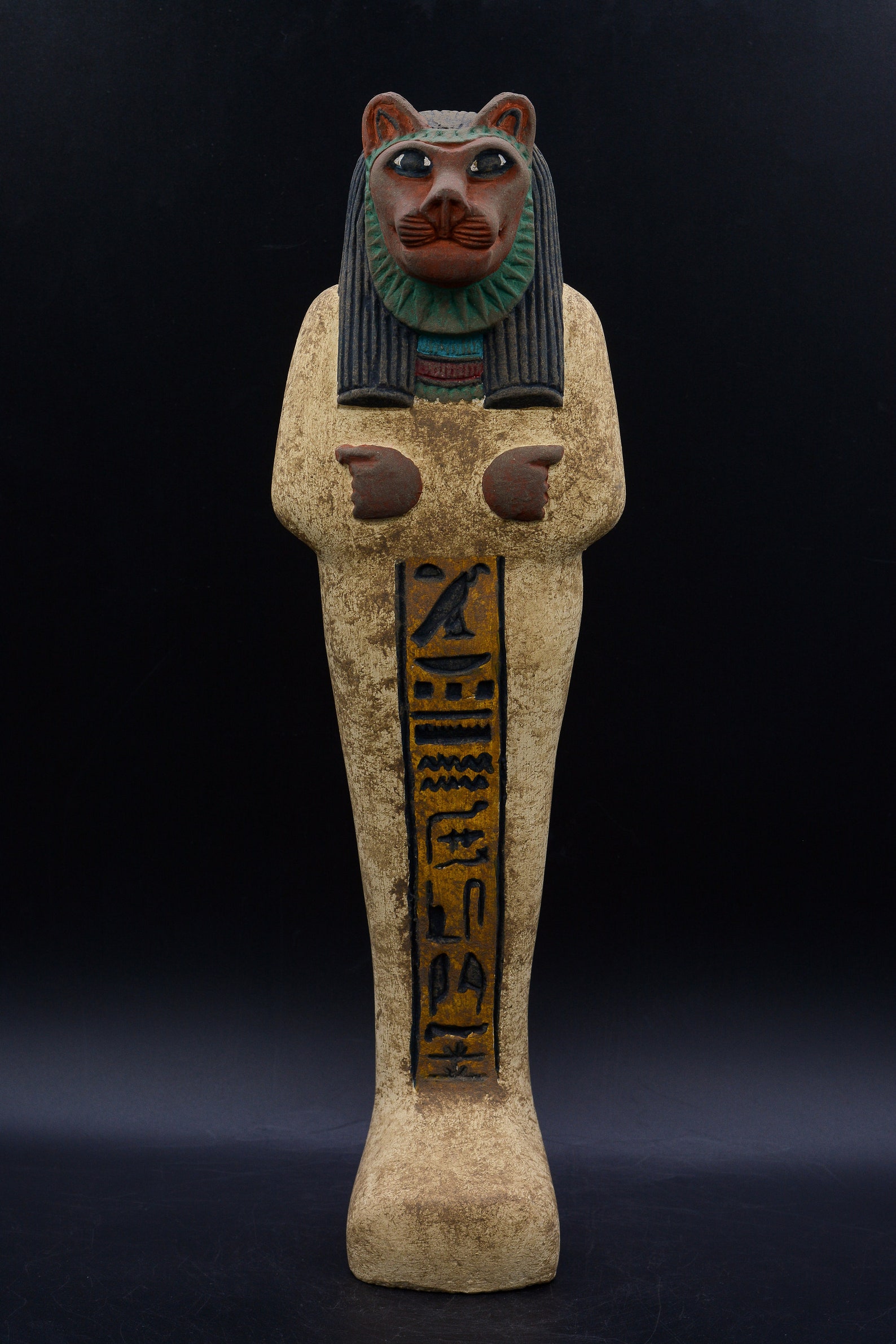 Unique Ancient Egyptian Art Statue of Goddess Sekhmet 2 Style Black ...