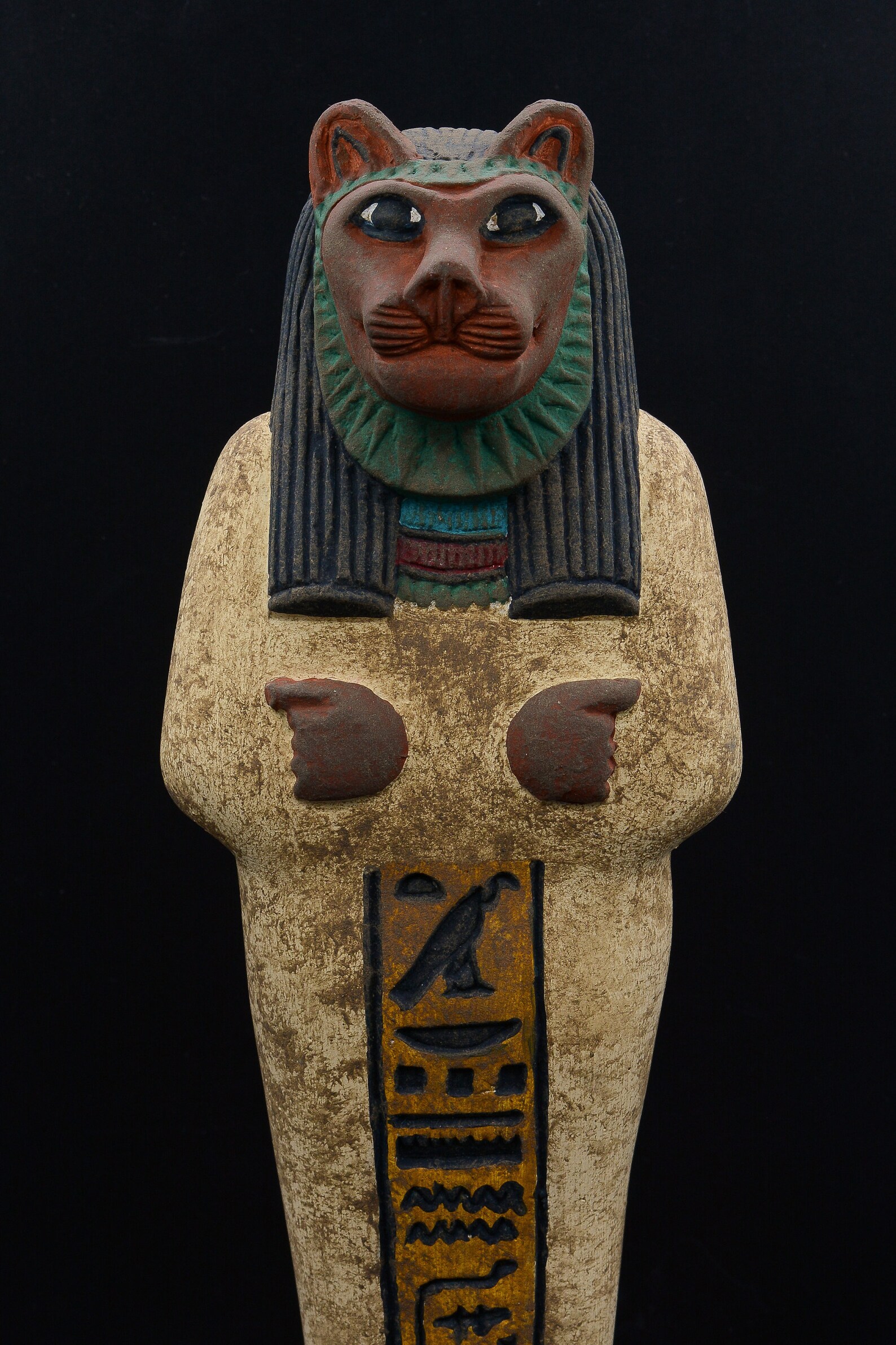 Unique Ancient Egyptian Art Statue of Goddess Sekhmet 2 Style Black ...