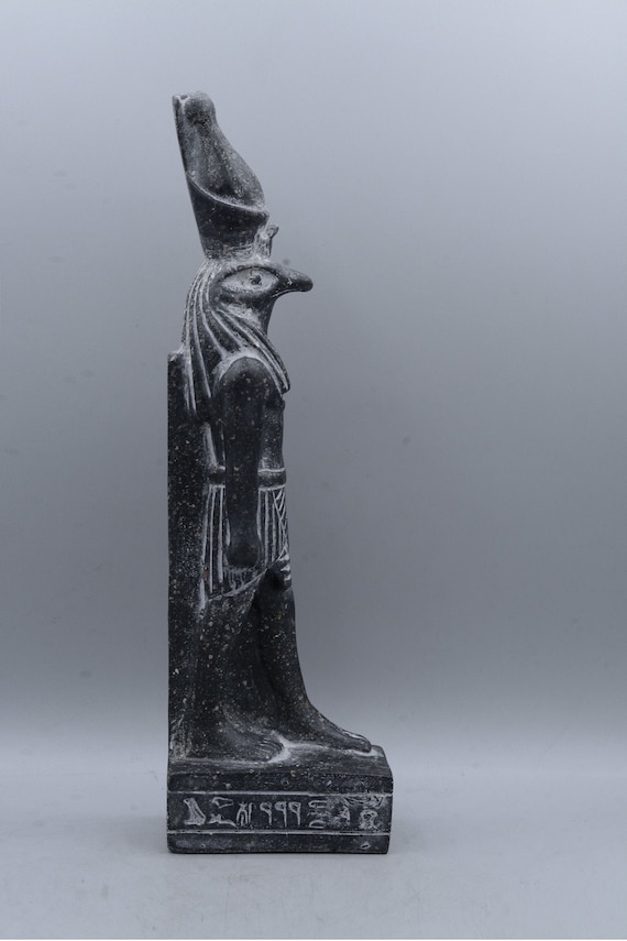 Egyptian Falcon Bird God Horus granite stone (2 Color) made in egypt