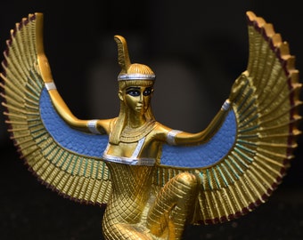 置物.383グラム位 18K？金属製.金色の女神 セール！即納！サモトラケのニケ像 ゴールド色 ギリシャの勝利の女神 置物