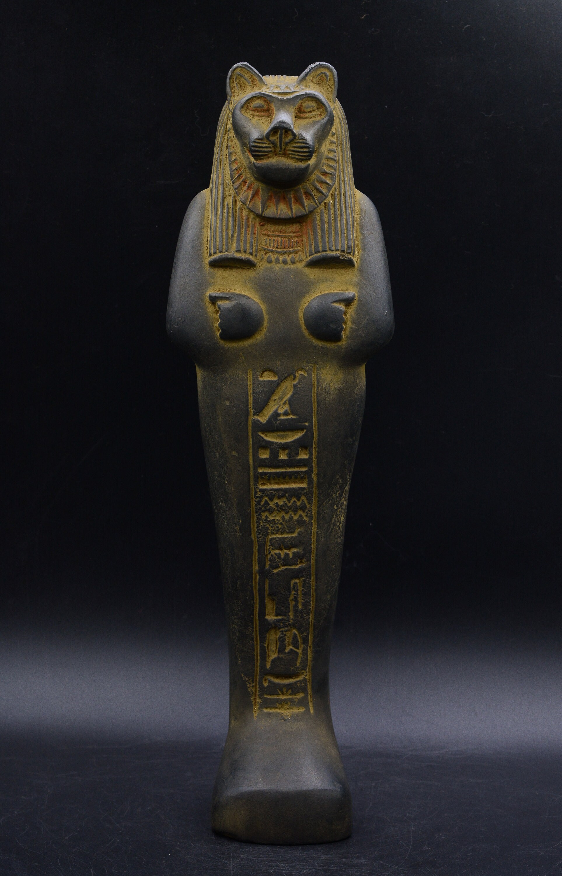 Unique Ancient Egyptian Art Statue of Goddess Sekhmet 2 Style Black ...