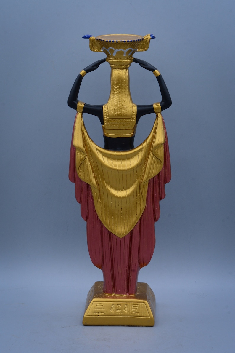 Statue of Cleopatra's Egyptian Nubian Maiden Servants With Etsy