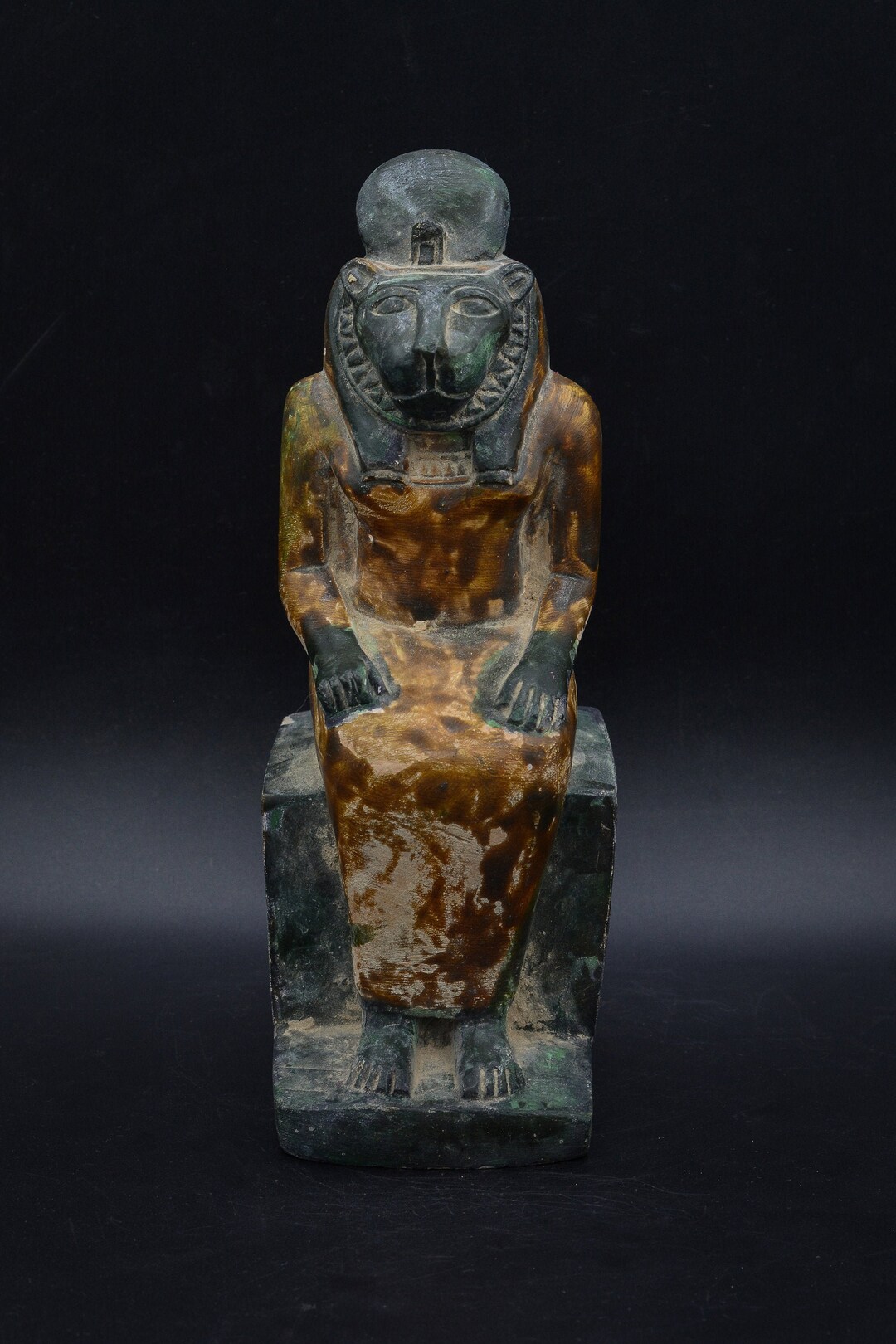 Unique Statue of Egyptian Art Goddess Sekhmet Sculpture Heavy Stone ...