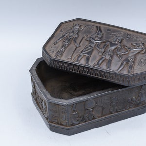 Egyptian art Box decorative Pharaonic black made in egypt