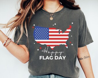USA Flag Shirt, US T-shirt, Patriotic Shirt, American Shirt, America Sweetheart, Flag Day, Gift for Teacher
