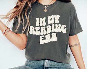 Reading Shirt, In My Reading Era T-Shirt, Bookworm Shirt, Book Lovers Gift, Bookclub Gift, Gift for Teacher, The Reader Persona, Retro Shirt