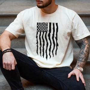 アメリカ国旗シャツ、独立記念日シャツ、ビッグアメリカTシャツ、アメリカコンフォートカラーシャツ、コンフォートカラーアメリカ国旗Tシャツ、アメリカコンフォートカラーTシャツ、アメリカシャツ