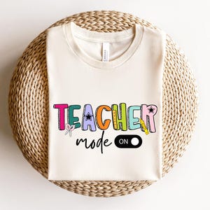 Teacher Shirt, Teacher T-Shirt, Shirt, Gift for Teacher, Teacher T-shirt, Elementary Teacher Tee, Back to School Shirt, Rainbow Teacher Tee