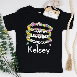 Personalized Back to School Kids Shirt, Fifth Grade Custom Name T-Shirt, 5th Grade Back to School Shirt, First Day of School Shirt, Kids Tee