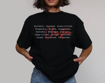 Christian Shirts, Christian Sweatshirt, Bible Verse Shirt, Christian T-shirt, Christian Gifts, Faith Based Gifts