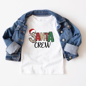 Santa Crew Christmas Shirts, Family Christmas Matching T-Shirts, Group Family T-Shirts, Group Matching Shirts
