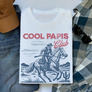Papi Shirt, Papi T-Shirt, Papi Gift, Gift for Him, Father&#39;s Day Gift, Dad Shirt, Dad to Be Gift, Western Dad, Cowboy