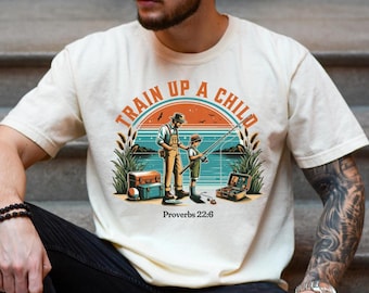 クリスチャンシャツ、クリスチャンパパシャツ、ユースミニスター聖書詩シャツ、メンズクリスチャンTシャツ、男性への宗教ギフト、お父さんへのギフト