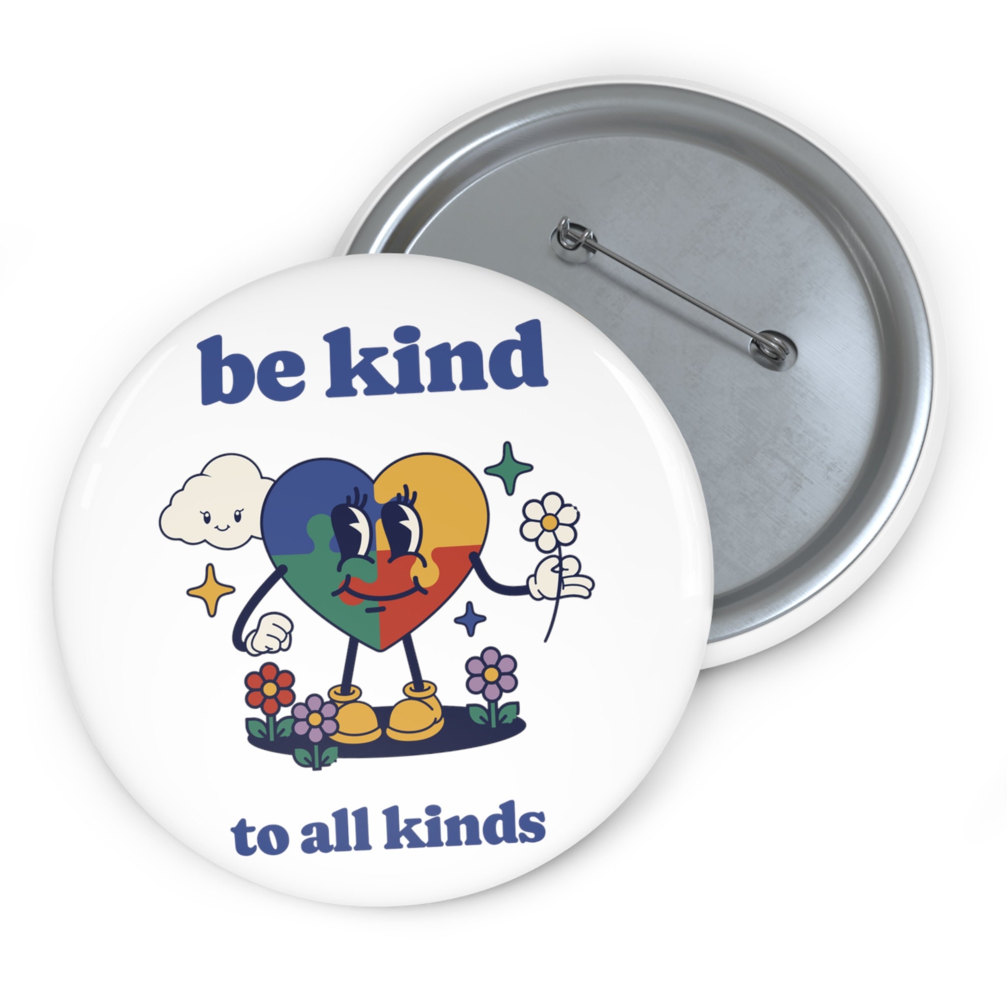 Sped Pin Choose to Include Button Pin, Gift for Sped Teacher, Be Kind ...