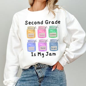 Second Grade Teacher Shirt, 2nd Grade Teacher Sweatshirt, Second Grade Team Shirt, First Day of School Shirt, Back to School Teacher Sweater