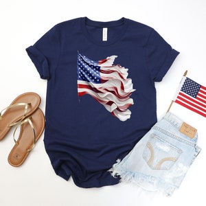 USA Tシャツ、アメリカ国旗シャツ、USA国旗シャツ、7月4日シャツ、ビッグUSA Tシャツ、USA国旗Tシャツ、USAシャツ、7月4日の愛国的な贈り物