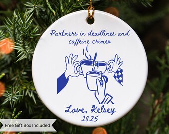 Coworker Ornament, Coworker Christmas Gift, Employee Appreciation Gift, Coworker Gifts, Office Party Gift, Work Gift Exchanges