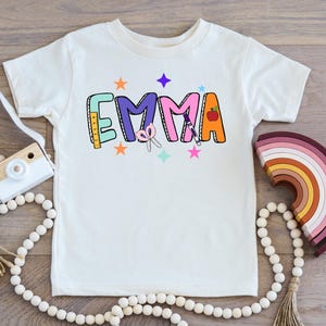 Personalisiertes Back to School Kinder Shirt, Kinder Benutzerdefinierter Name T-Shirt, Jugend Back to School TShirt, Erster Schultag Shirt, Kleinkind Schule T-Shirt