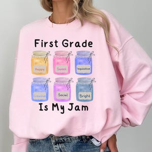First Grade Teacher Shirt, 1st Grade Teacher Sweatshirt, First Grade Team Shirts, First Day of School Shirt, Back to School Teacher Sweater