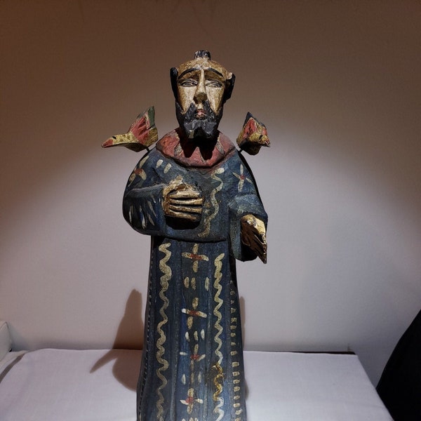 Saint Francis of Assisi Wooden Sculpture