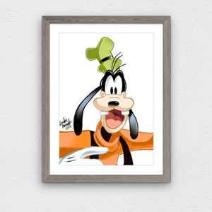 Goofy, Disney, Dibujos Animados, Imprimible