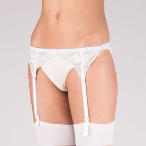 Narrow Lace Suspender garter Belts, size 18-20