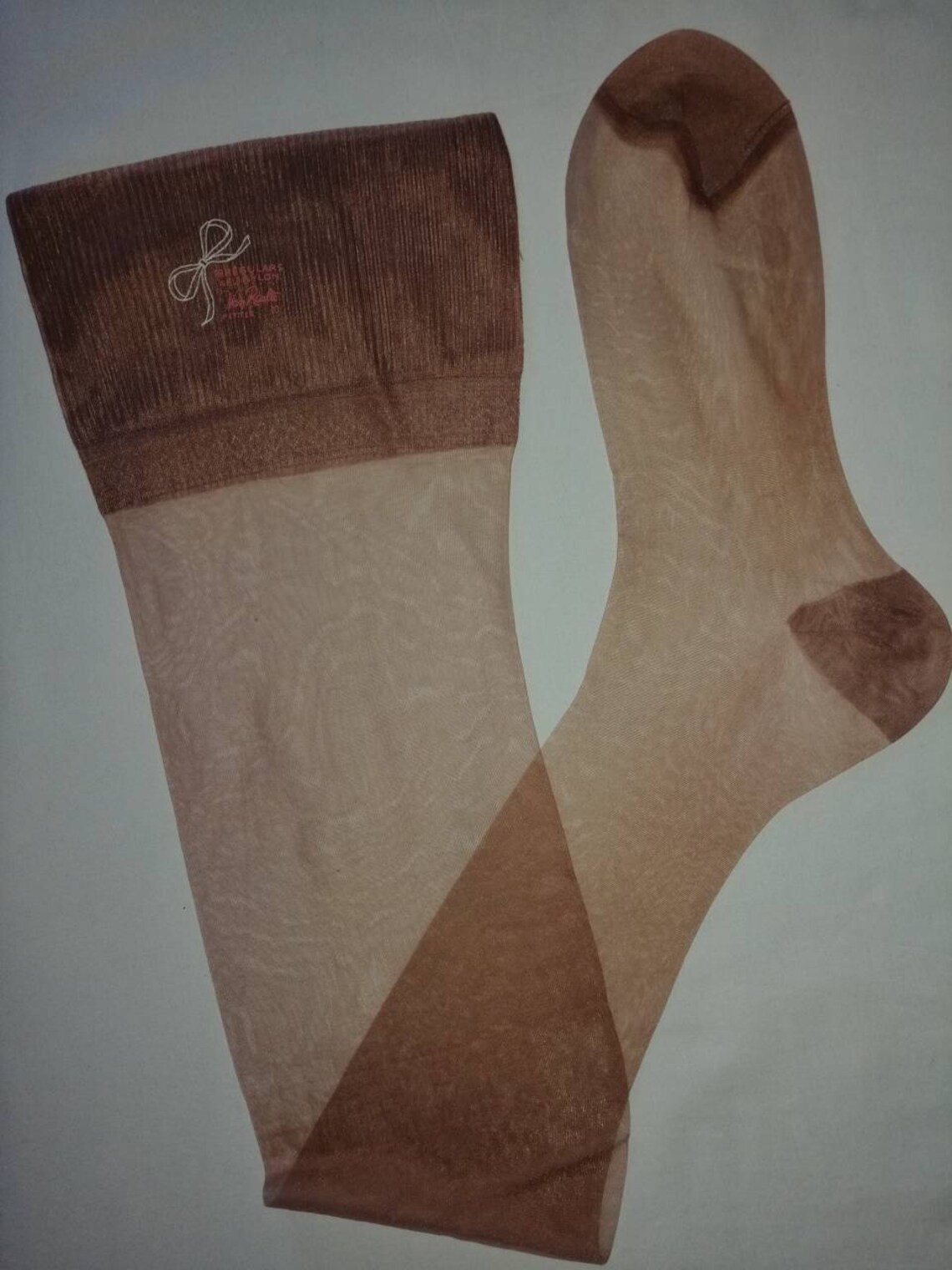 Vintage Nylon Stockings Size 10 Van Raalte Flat Knit Petite Etsy