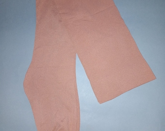 2 PAIRS OF vintage nylon stockings over the knee 60+ denier. Tan OP4