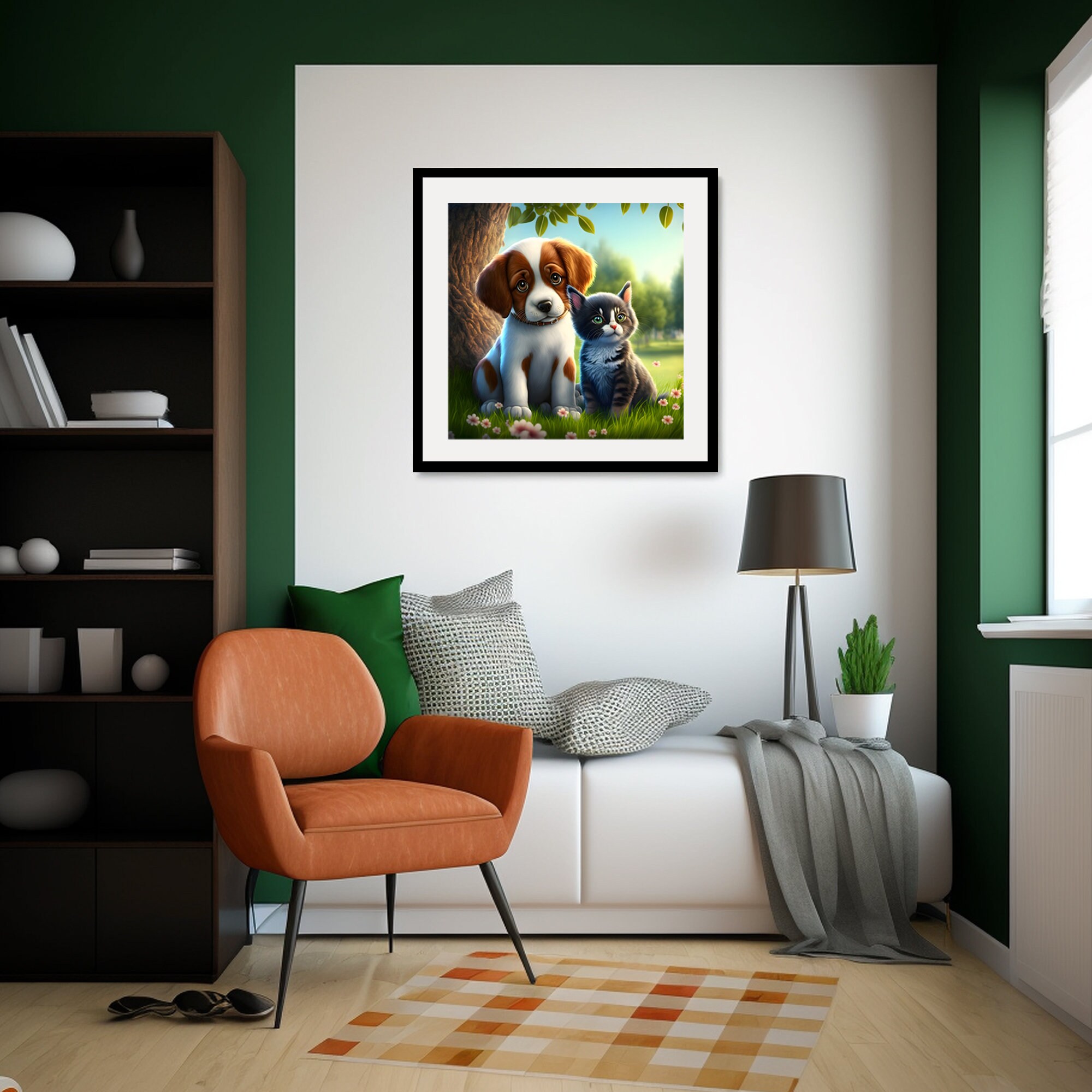 Cutest Puppy and Kitten Digital Art Print - Etsy Canada