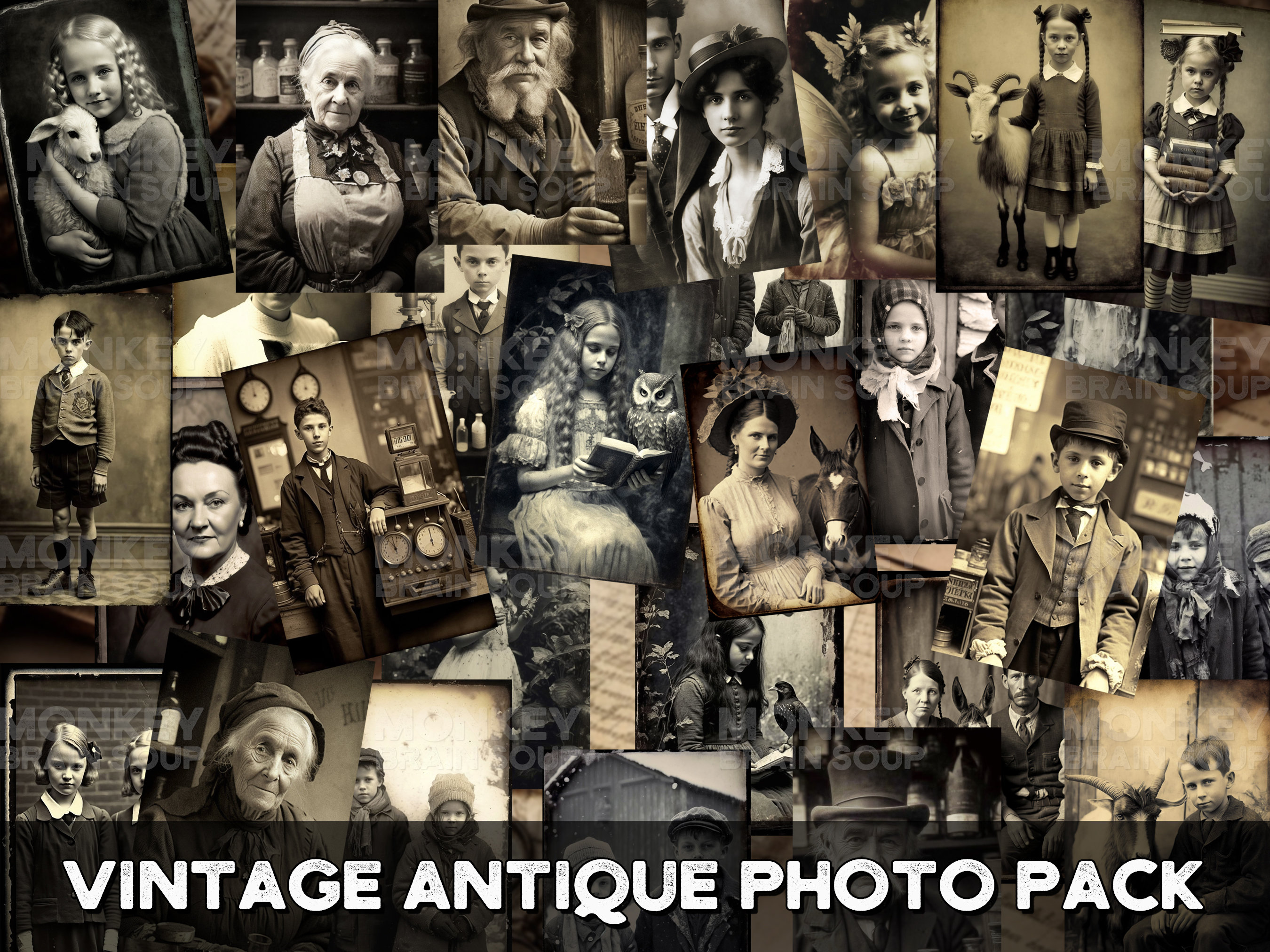 Vintage Style Photographs for Junk Journals Scrapbooking Etsy Australia
