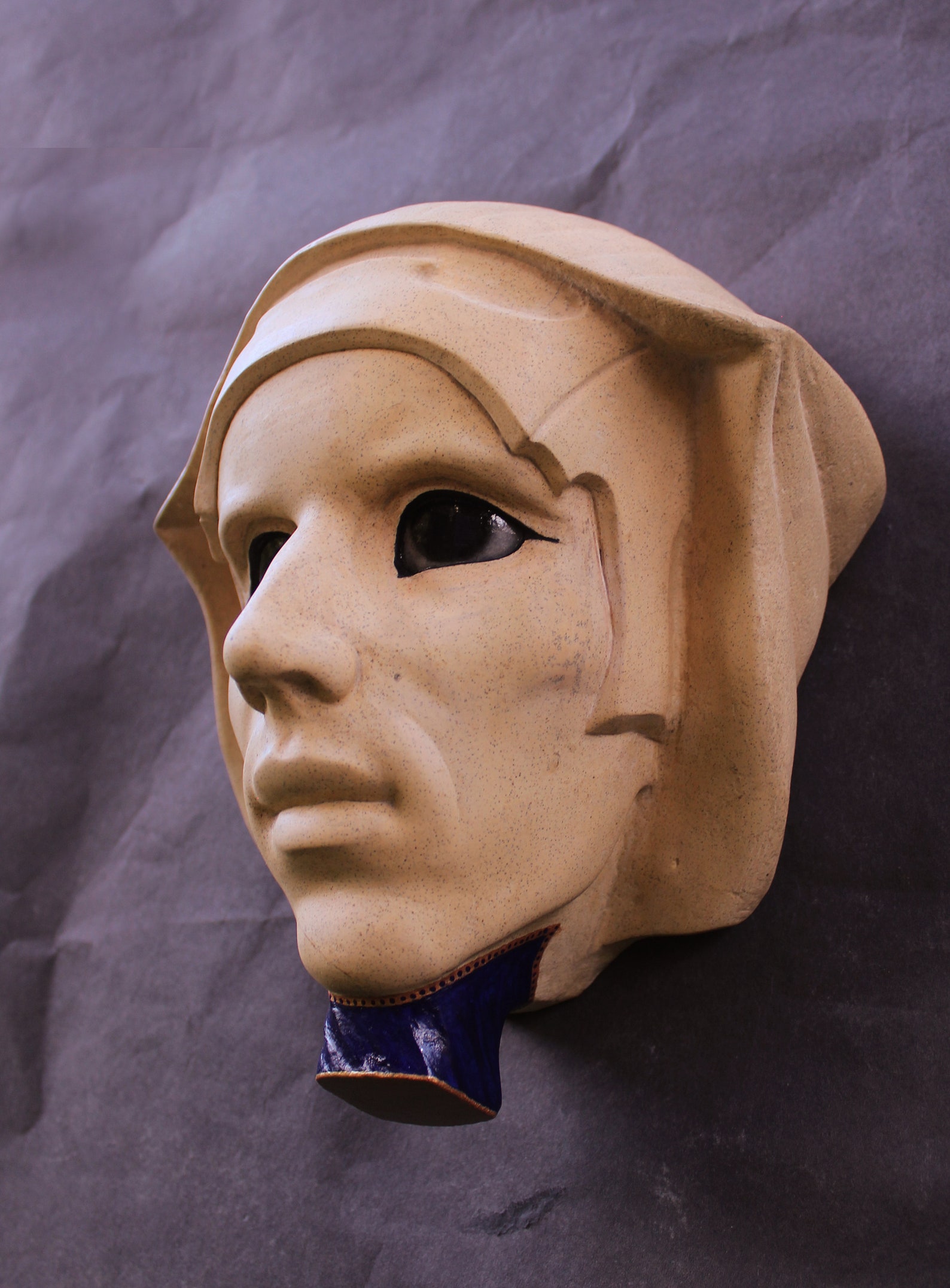 Carved Stone Mask Featuring Ramses II Etsy