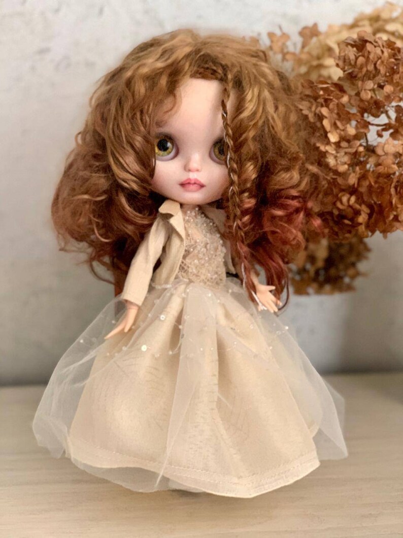 Doll with hair stitched by a goatincludes two Etsy