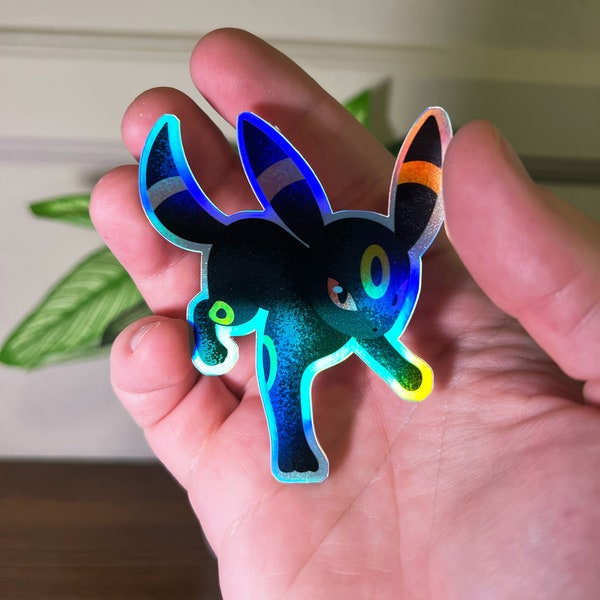 Umbreon Holographic Vinyl Sticker