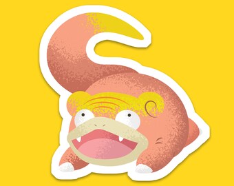 Slowpoke Vinyl Sticker