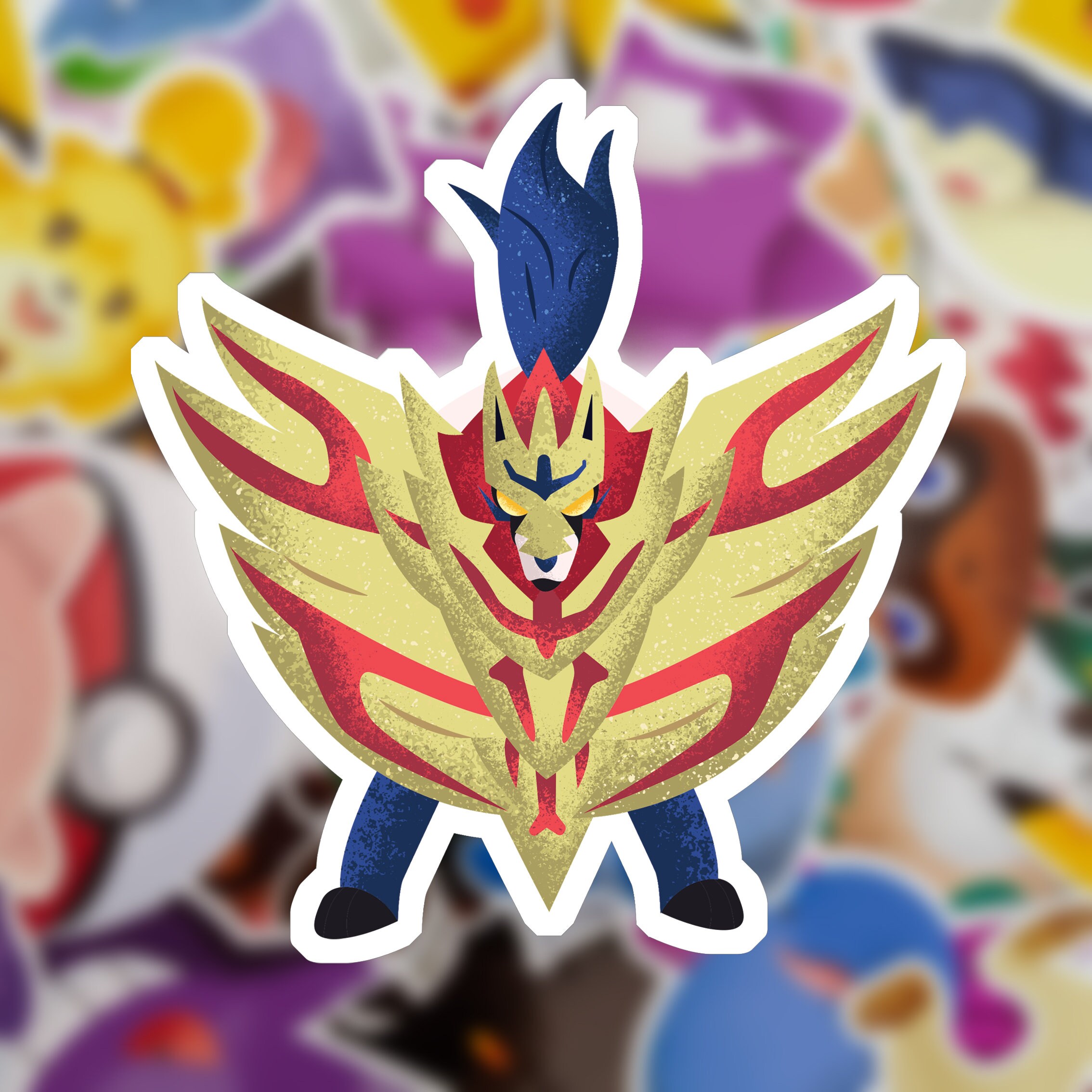 Zamazenta Legendary Shield Sticker for Sale by alaswell