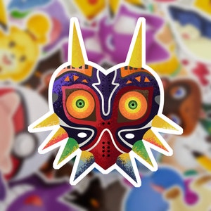 Legend of Zelda Majoras Mask vinylsticker, legend of zelda-sticker, link zelda