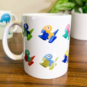 Cetified Lover Porygon Virtual Duck Ceramic Mug 11 oz