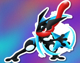 Shiny Ninja Vinyl Sticker