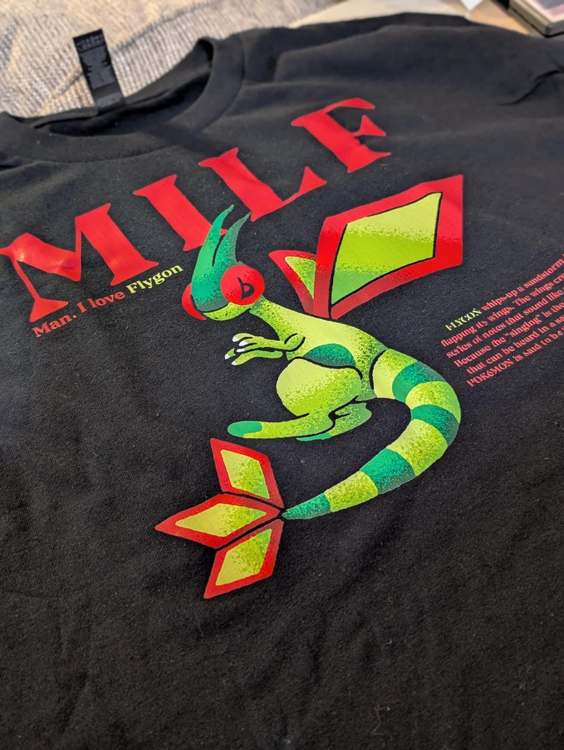 Flygon Merch Man I Love Flygon T-shirt - Etsy