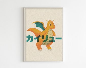 Impresión artística dragonita