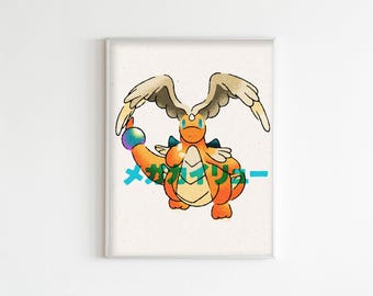 Impresión artística de Mega Dragonite