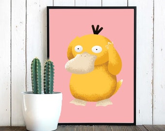Psyduck Art Print