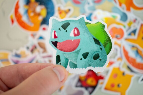 Vinyl Pokemon Sticker Pokemon Stickers Cartoon Sticker Pokemon Sticker Waterproof Sticker Weatherproof Sticker