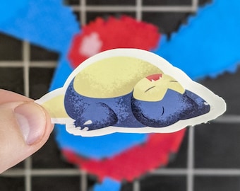 Sticker en vinyle Ronflex